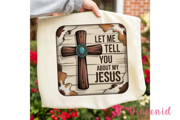 Download Rustic Cross Cowhide Sublimation Design - Rustic cross Collection