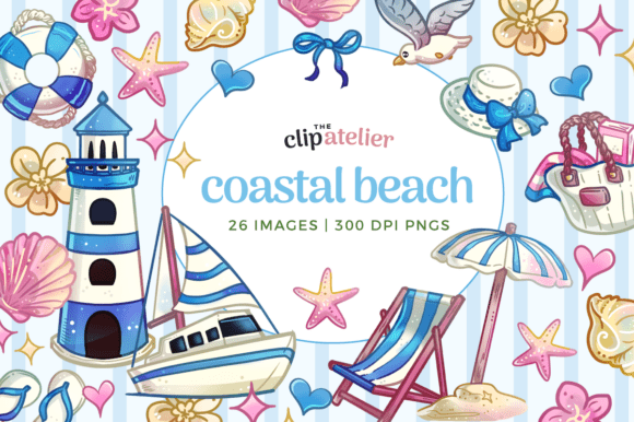 Download Coastal Beach Clipart - Beach clipart Collection
